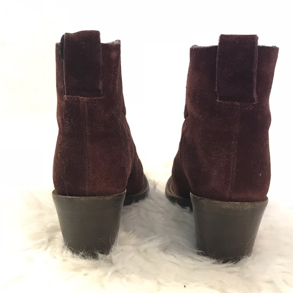 SOLD Acne Studios Donna Leather Western Ankle Boots - Picture 4 of 6